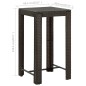 vidaXL Mesa alta para jardín ratán sintético marrón 60,5x60,5x110,5 cm vidaXL Mesa alta para jardín ratán sintético marrón 60,5x60,5x110,5 cm