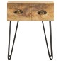 vidaXL Mesita de noche de madera maciza de mango 40x30x50 cm vidaXL Mesita de noche de madera maciza de mango 40x30x50 cm