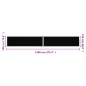 vidaXL Toldo lateral retráctil negro 180x1200 cm vidaXL Toldo lateral retráctil negro 180x1200 cm
