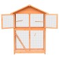 vidaXL Jaula para pájaros madera maciza pino y abeto 125,5x59,5x164 cm vidaXL Jaula para pájaros madera maciza pino y abeto 125,5x59,5x164 cm