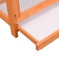 vidaXL Jaula para pájaros madera maciza pino y abeto 125,5x59,5x164 cm vidaXL Jaula para pájaros madera maciza pino y abeto 125,5x59,5x164 cm