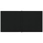 vidaXL Paneles de pared 12 uds tela negro 30x15 cm 0,54 m²
