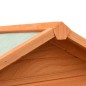 vidaXL Jaula para pájaros madera maciza pino y abeto 125,5x59,5x164 cm vidaXL Jaula para pájaros madera maciza pino y abeto 125,5x59,5x164 cm