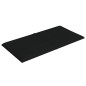 vidaXL Paneles de pared 12 uds tela negro 30x15 cm 0,54 m²