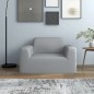 vidaXL Funda elástica para sillón poliéster jersey gris vidaXL Funda elástica para sillón poliéster jersey gris