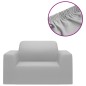 vidaXL Funda elástica para sillón poliéster jersey gris vidaXL Funda elástica para sillón poliéster jersey gris