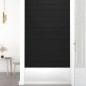 vidaXL Paneles de pared 12 uds tela negro 30x15 cm 0,54 m²