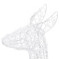 vidaXL Familia de renos de Navidad acrílico 300 LEDs blanco cálido vidaXL Familia de renos de Navidad acrílico 300 LEDs blanco cálido