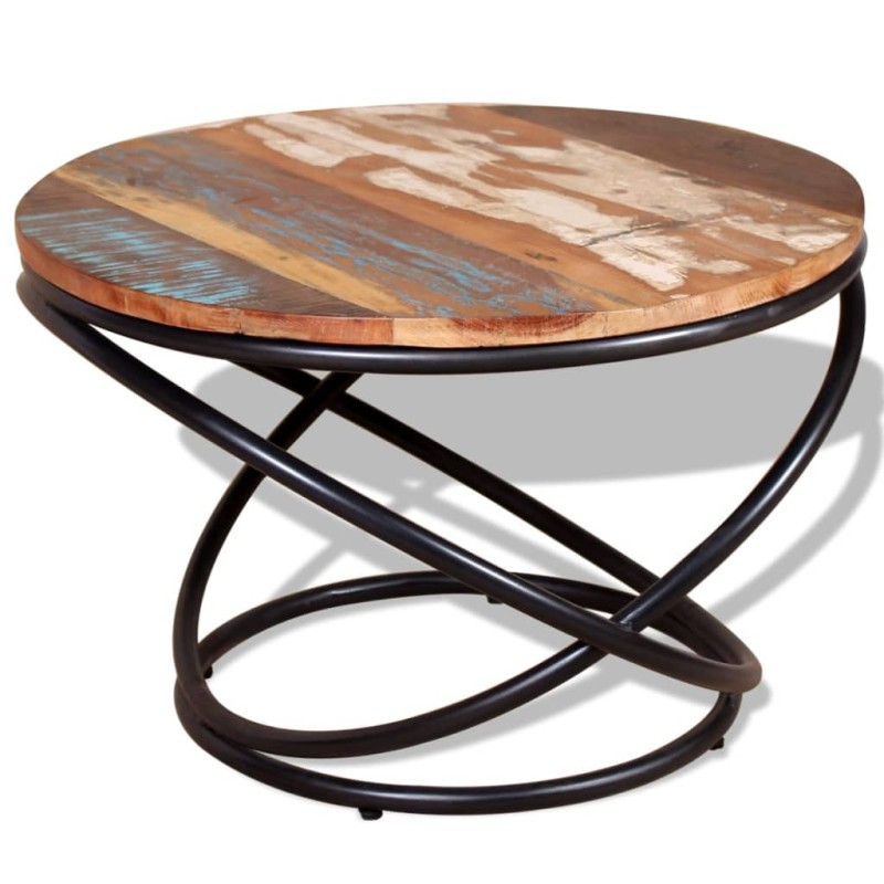 vidaXL Mesa de centro de madera maciza reciclada 60x60x40 cm vidaXL Mesa de centro de madera maciza reciclada 60x60x40 cm