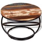 vidaXL Mesa de centro de madera maciza reciclada 60x60x40 cm vidaXL Mesa de centro de madera maciza reciclada 60x60x40 cm