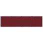 vidaXL Paneles de pared 12 uds tela rojo tinto 60x15 cm 1,08 m² vidaXL Paneles de pared 12 uds tela rojo tinto 60x15 cm 1,08 m²
