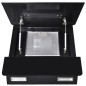 vidaXL Campana extractora vidrio templado negro con pantalla 600 mm vidaXL Campana extractora vidrio templado negro con pantalla 600 mm
