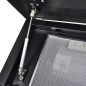 vidaXL Campana extractora vidrio templado negro con pantalla 600 mm vidaXL Campana extractora vidrio templado negro con pantalla 600 mm