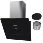 vidaXL Campana extractora vidrio templado negro con pantalla 600 mm vidaXL Campana extractora vidrio templado negro con pantalla 600 mm