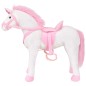 vidaXL Unicornio de peluche de pie blanco y rosa XXL vidaXL Unicornio de peluche de pie blanco y rosa XXL