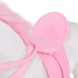 vidaXL Unicornio de peluche de pie blanco y rosa XXL vidaXL Unicornio de peluche de pie blanco y rosa XXL
