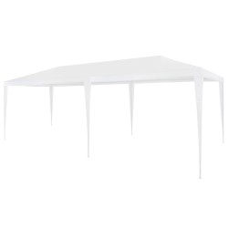 vidaXL Carpa para fiestas PE blanca 3x6 m