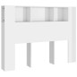 vidaXL Mueble cabecero blanco brillante 140x18,5x104,5 cm vidaXL Mueble cabecero blanco brillante 140x18,5x104,5 cm