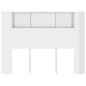 vidaXL Mueble cabecero blanco brillante 140x18,5x104,5 cm vidaXL Mueble cabecero blanco brillante 140x18,5x104,5 cm