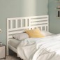 vidaXL Cabecero de cama madera maciza de pino blanco 146x4x100 cm vidaXL Cabecero de cama madera maciza de pino blanco 146x4x100 cm