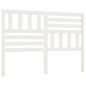 vidaXL Cabecero de cama madera maciza de pino blanco 146x4x100 cm vidaXL Cabecero de cama madera maciza de pino blanco 146x4x100 cm