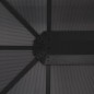 vidaXL Cenador con cortinas aluminio 4x3x2,6 m negro vidaXL Cenador con cortinas aluminio 4x3x2,6 m negro