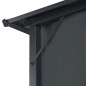 vidaXL Cenador con cortinas aluminio 4x3x2,6 m negro vidaXL Cenador con cortinas aluminio 4x3x2,6 m negro