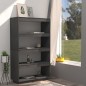 vidaXL Estantería/divisor de espacios madera pino gris 80x35x135 cm vidaXL Estantería/divisor de espacios madera pino gris 80x35x135 cm