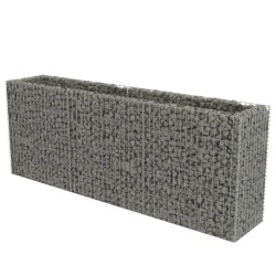 vidaXL Arriate de gaviones de acero 270x50x100 cm