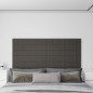vidaXL Paneles de pared 12 uds terciopelo gris oscuro 90x15 cm 1,62 m² vidaXL Paneles de pared 12 uds terciopelo gris oscuro 90x15 cm 1,62 m²