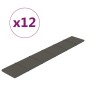 vidaXL Paneles de pared 12 uds terciopelo gris oscuro 90x15 cm 1,62 m² vidaXL Paneles de pared 12 uds terciopelo gris oscuro 90x15 cm 1,62 m²