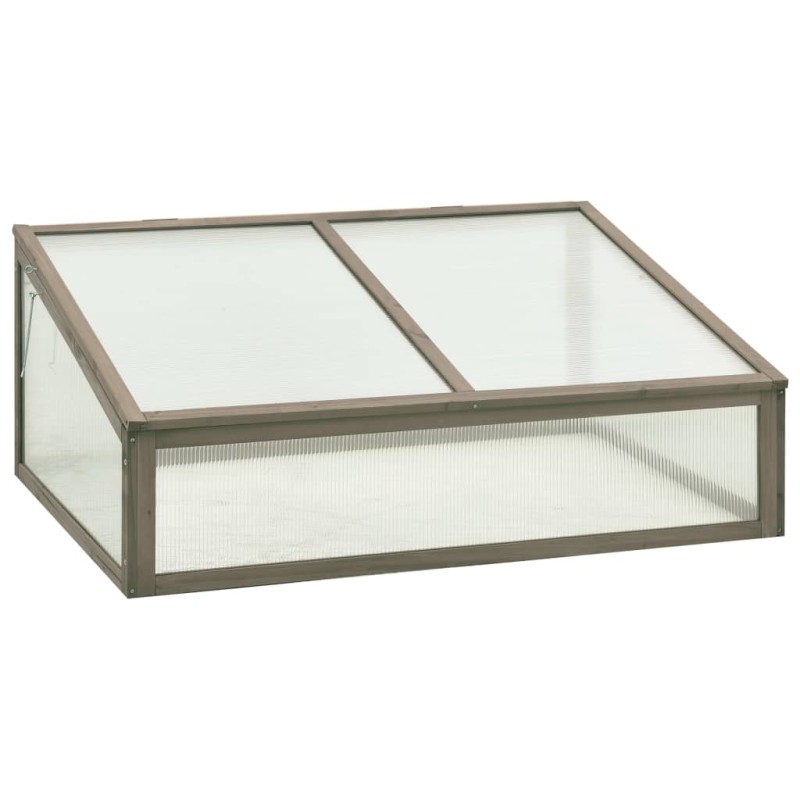 vidaXL Invernadero de madera de abeto 100x65x40 cm vidaXL Invernadero de madera de abeto 100x65x40 cm