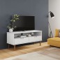 vidaXL Mueble de TV MOLDE madera maciza de pino blanco 106x40x49 cm vidaXL Mueble de TV MOLDE madera maciza de pino blanco 106x40x49 cm