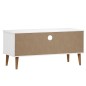 vidaXL Mueble de TV MOLDE madera maciza de pino blanco 106x40x49 cm vidaXL Mueble de TV MOLDE madera maciza de pino blanco 106x40x49 cm