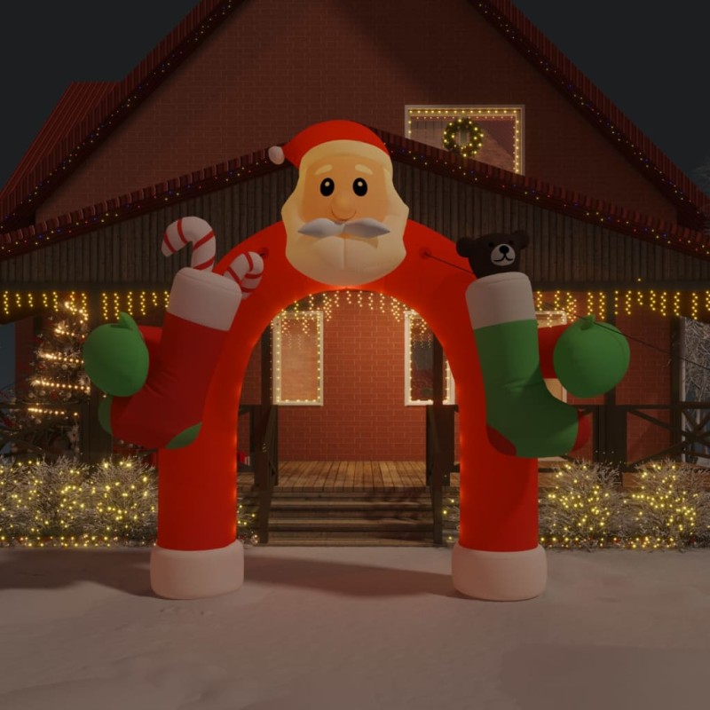 vidaXL Puerta de arco inflable de Navidad con LED 320 cm vidaXL Puerta de arco inflable de Navidad con LED 320 cm