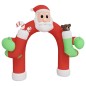 vidaXL Puerta de arco inflable de Navidad con LED 320 cm vidaXL Puerta de arco inflable de Navidad con LED 320 cm