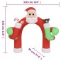 vidaXL Puerta de arco inflable de Navidad con LED 320 cm vidaXL Puerta de arco inflable de Navidad con LED 320 cm