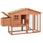 vidaXL Gallinero con ponedero madera maciza de abeto vidaXL Gallinero con ponedero madera maciza de abeto