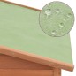 vidaXL Gallinero con ponedero madera maciza de abeto vidaXL Gallinero con ponedero madera maciza de abeto