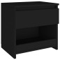 vidaXL Mesitas de noche 2 uds madera contrachapada negro 40x30x39 cm vidaXL Mesitas de noche 2 uds madera contrachapada negro 40x30x39 cm