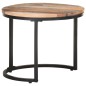 vidaXL Mesitas auxiliares 3 piezas madera maciza reciclada vidaXL Mesitas auxiliares 3 piezas madera maciza reciclada