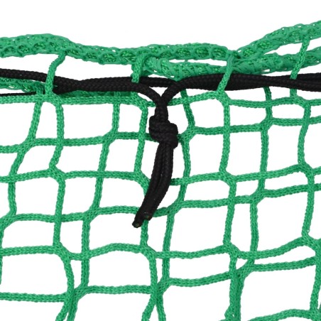 vidaXL Redes para heno 2 uds redondas 1x0,75 m PP