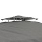 vidaXL Cenador con doble techo de tela gris antracita 3x3x2,68 m vidaXL Cenador con doble techo de tela gris antracita 3x3x2,68 m
