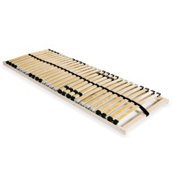 vidaXL Somier de láminas con 28 listones de 7 regiones 80x200 cm