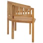 vidaXL Banco banana de madera maciza de teca 180 cm vidaXL Banco banana de madera maciza de teca 180 cm