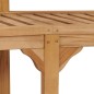 vidaXL Banco banana de madera maciza de teca 180 cm vidaXL Banco banana de madera maciza de teca 180 cm