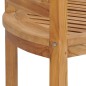 vidaXL Banco banana de madera maciza de teca 180 cm vidaXL Banco banana de madera maciza de teca 180 cm