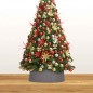 vidaXL Falda del árbol de Navidad marrón Ø54x19,5 cm vidaXL Falda del árbol de Navidad marrón Ø54x19,5 cm
