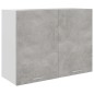 vidaXL Armario colgante contrachapada gris hormigón 80x31x60 cm vidaXL Armario colgante contrachapada gris hormigón 80x31x60 cm