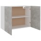 vidaXL Armario colgante contrachapada gris hormigón 80x31x60 cm vidaXL Armario colgante contrachapada gris hormigón 80x31x60 cm